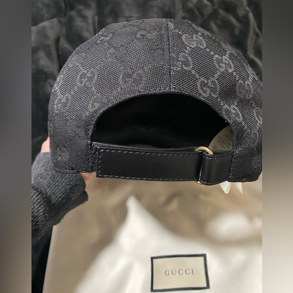 ORIGINAL GG CANVAS BASEBALL HAT WITH WEB BRAND NEW - Picture 2 of 7